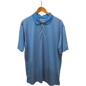 Nike Golf Tour Performance Dry Fit Polo Blue Size XL